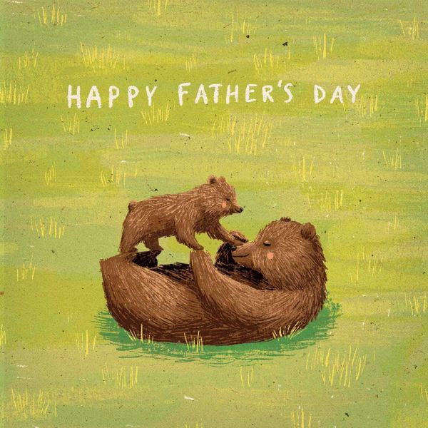 Happy Father's Day Bears - Greeting Card