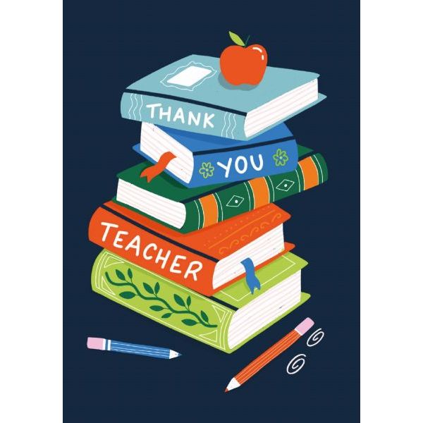 Thank You Teacher - Greeting Card