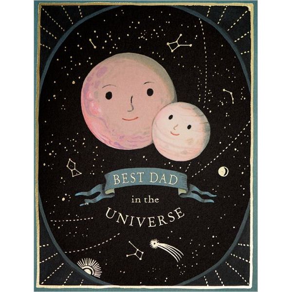 Best Dad in the Universe - Greeting Card