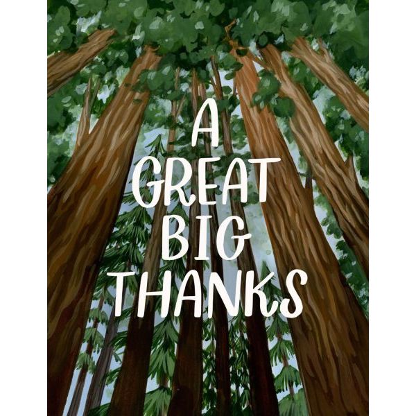 A Great Big Thanks - Greeting Card