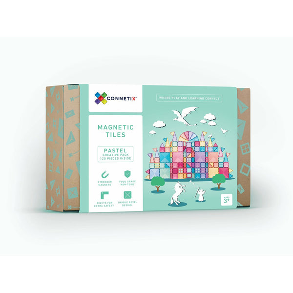 Connetix Tiles 120 pc Pastel Creative Pack