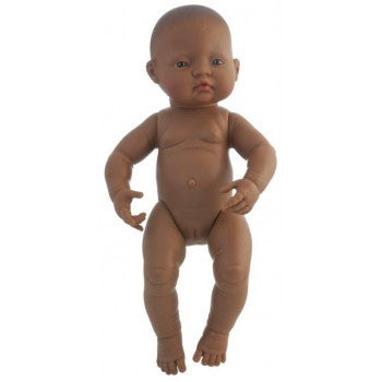 Miniland Doll, Anatomically Correct Baby, Latin American Girl, 40cm