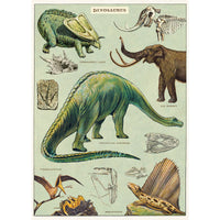 Vintage Poster/Gift Wrap | Dinosaurs