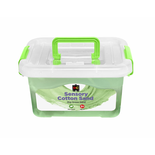 Sensory Cotton Sand 2kg - Green