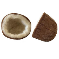 Papoose Felt Food //  Coconut Half 2pc