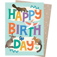 Happy Birthday - Greeting Card - Party Pals
