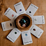 Crystal Affirmations with 8 Cards & Tumble Stones