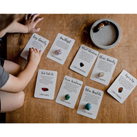 Crystal Affirmations with 8 Cards & Tumble Stones