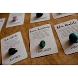 Crystal Affirmations with 8 Cards & Tumble Stones