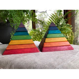 Chakra Rainbow Pyramid Stacker
