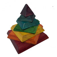 Chakra Rainbow Pyramid Stacker