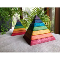 Chakra Rainbow Pyramid Stacker