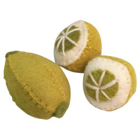 Papoose Felt Food // Lemon Set of 3