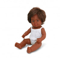 Miniland Doll, Anatomically Correct Baby, Australian Aboriginal Boy, 38cm