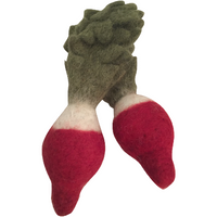 Papoose Felt Food // Red Radish Set of 2