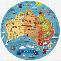 Learn & Explore Australia  || Sassi Travel Puzzle