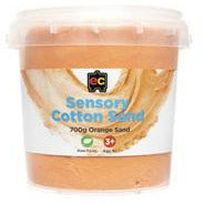 Sensory Cotton Sand 700g Tub - Orange