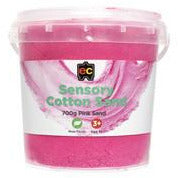 Sensory Cotton Sand 700g Tub - Pink